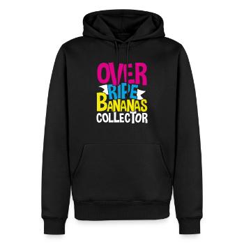 Banana Bread Baker Bakery Baking Chef Cook Food - Men’s Premium Organic Hoodie - black - Front - Nico (187cm)
