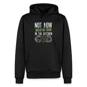 Bocce Ball Player Bocce Game Italian Sports Italy - Men’s Premium Organic Hoodie - black - Front - Nico (187cm)