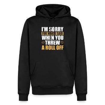 Bocce Ball Player Bocce Game Italian Sports Italy - Men’s Premium Organic Hoodie - black - Front - Nico (187cm)