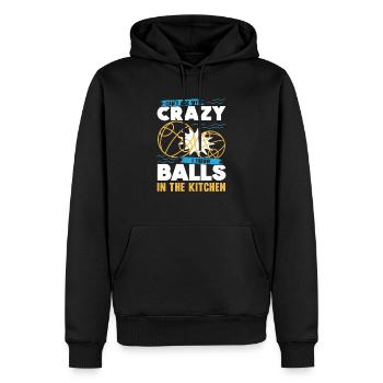 Bocce Ball Player Bocce Game Italian Sports Italy - Men’s Premium Organic Hoodie - black - Front - Nico (187cm)