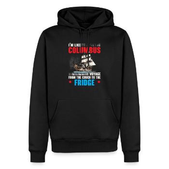 Christoph Kolumbus Italienisch-Amerikanischer Kolumbus-Tag - Männer Premium Bio Hoodie - Schwarz - Vorne - Nico (187cm)