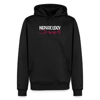 Nephrologie Krankenschwester Medizinischer Beruf Medizin Krankenpflege - Männer Premium Bio Hoodie - Schwarz - Vorne - Nico (187cm)