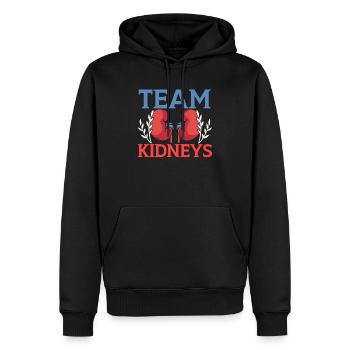 Nephrologie Krankenschwester Medizinischer Beruf Medizin Krankenpflege - Männer Premium Bio Hoodie - Schwarz - Vorne - Nico (187cm)