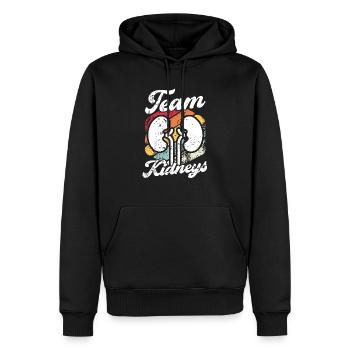 Nephrologie Krankenschwester Medizinischer Beruf Medizin Krankenpflege - Männer Premium Bio Hoodie - Schwarz - Vorne - Nico (187cm)