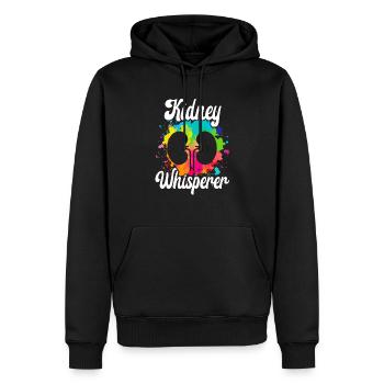 Nephrologie Krankenschwester Medizinischer Beruf Medizin Krankenpflege - Männer Premium Bio Hoodie - Schwarz - Vorne - Nico (187cm)