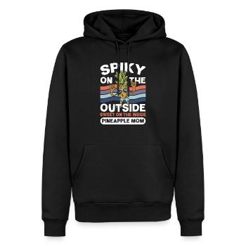 Ananas Mama Hallo Sommer Mutterschaft Muttertag - Männer Premium Bio Hoodie - Schwarz - Vorne - Nico (187cm)