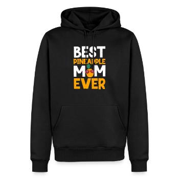 Ananas Mama Hallo Sommer Mutterschaft Muttertag - Männer Premium Bio Hoodie - Schwarz - Vorne - Nico (187cm)