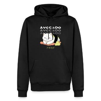 Avocado Sushi Rolle Nigiri Avocado Frucht Guacamole - Männer Premium Bio Hoodie - Schwarz - Vorne - Nico (187cm)