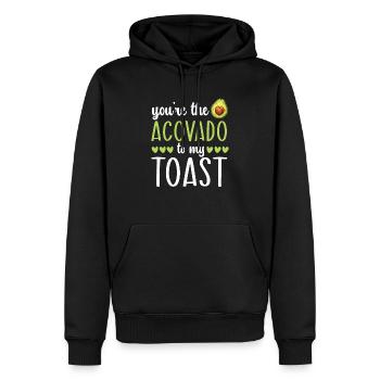 Avocado Paar Beziehung Avocado Frucht Guac - Männer Premium Bio Hoodie - Schwarz - Vorne - Nico (187cm)