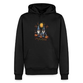 Gartenzwerg Halloween Süßes oder Saures Gärtner - Männer Premium Bio Hoodie - Schwarz - Vorne - Nico (187cm)