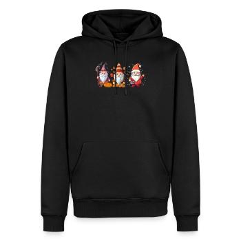 Gartenzwerg Halloween Süßes oder Saures Gärtner - Männer Premium Bio Hoodie - Schwarz - Vorne - Nico (187cm)