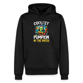 Autisme Halloween Trick ou Treat Sensibilisation à l’autisme - Sweat à capuche Premium bio Homme - noir - Devant - Nico (187cm)