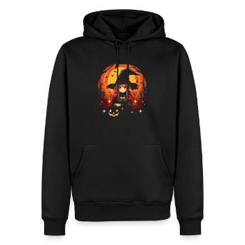 Anime Halloween Kawaii Süßes oder Saures Gruseliger Manga - Männer Premium Bio Hoodie - Schwarz - Vorne - Nico (187cm)