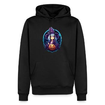 Anime Halloween Kawaii Süßes oder Saures Gruseliger Manga - Männer Premium Bio Hoodie - Schwarz - Vorne - Nico (187cm)