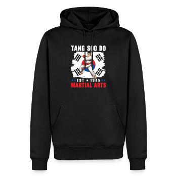 Tang Soo Do Karate Kampfkunst Kampfkünstler - Männer Premium Bio Hoodie - Schwarz - Vorne - Nico (187cm)