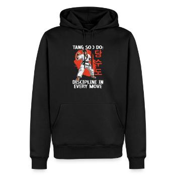 Tang Soo Do Karate Kampfkunst Kampfkünstler - Männer Premium Bio Hoodie - Schwarz - Vorne - Nico (187cm)