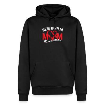 Hemophilie Warrior Disorder Sensibilisation à l’hémophilie - Sweat à capuche Premium bio Homme - noir - Devant - Nico (187cm)