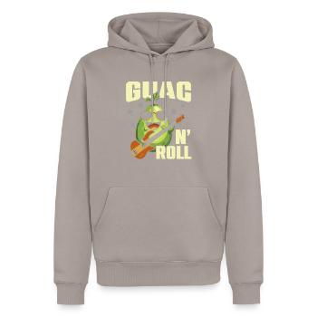 Süße Avocado Wortspiel Frucht Guac Witze Guacamole Liebhaber - Männer Premium Bio Hoodie - Taupe - Vorne - Nico (187cm)