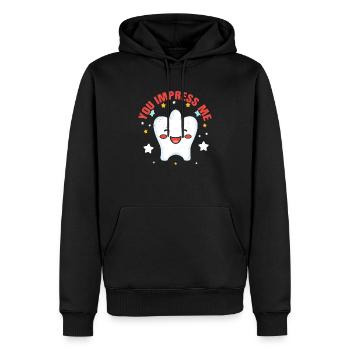 Dental Assistant Tooth Dentist Dentistry Teeth - Men’s Premium Organic Hoodie - black - Front - Nico (187cm)