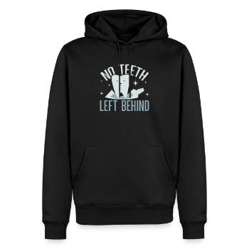 Dental Assistant Tooth Dentist Dentistry Teeth - Men’s Premium Organic Hoodie - black - Front - Nico (187cm)