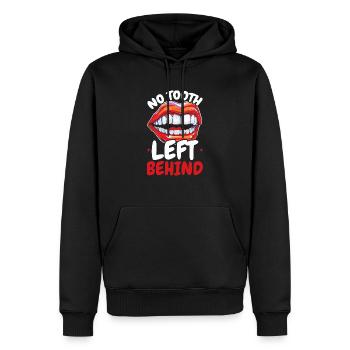 Dental Assistant Tooth Dentist Dentistry Teeth - Men’s Premium Organic Hoodie - black - Front - Nico (187cm)