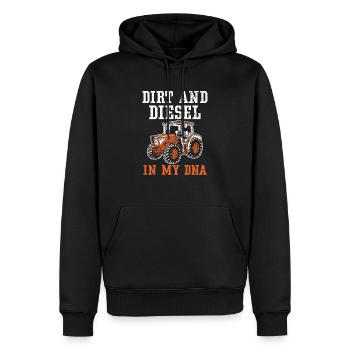Traktormechaniker Ackerschlepper Reparatur Mechanisch - Männer Premium Bio Hoodie - Schwarz - Vorne - Nico (187cm)