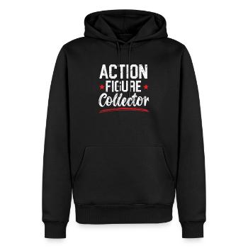 Actionfigur Sammler Hobby Spielzeug Sammlung - Männer Premium Bio Hoodie - Schwarz - Vorne - Nico (187cm)