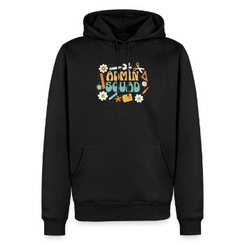 School Administrator Principal Admin Squad - Men’s Premium Organic Hoodie - black - Front - Nico (187cm)