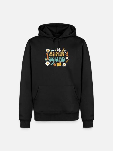 Schulverwalter Schulleiter Admin Squad - Männer Premium Bio Hoodie - Schwarz