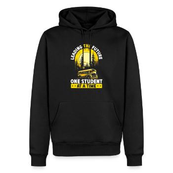 School Administrator Principal Admin Squad - Men’s Premium Organic Hoodie - black - Front - Nico (187cm)