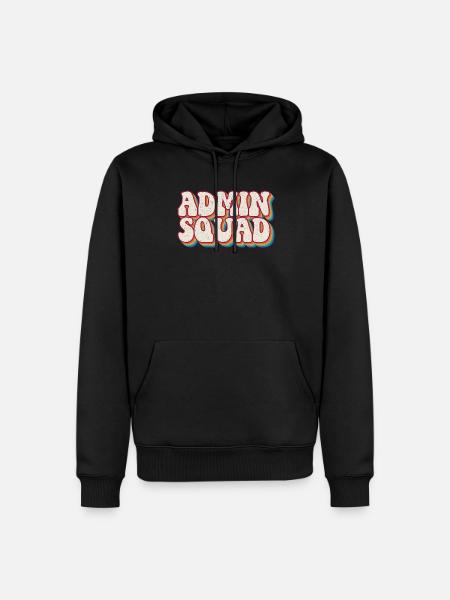 Schulverwalter Schulleiter Admin Squad - Männer Premium Bio Hoodie - Schwarz