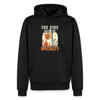 Pet Sitting Pet Lover Dog Walking Dog Sitter - Sweat à capuche Premium bio Homme - noir - Devant - Nico (187cm)