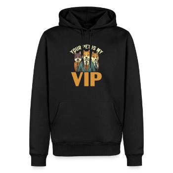 Pet Sitting Pet Lover Dog Walking Dog Sitter - Sweat à capuche Premium bio Homme - noir - Devant - Nico (187cm)