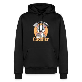 Pet Sitting Pet Lover Dog Walking Dog Sitter - Sweat à capuche Premium bio Homme - noir - Devant - Nico (187cm)