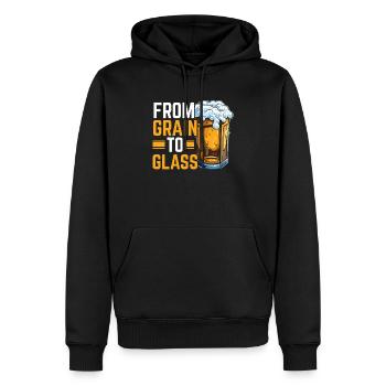 Homebrewing Brewer Beer Making Craft Beer Homebrew - Sweat à capuche Premium bio Homme - noir - Devant - Nico (187cm)
