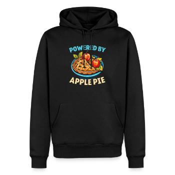 Apfelkuchen Dessert Lebensmittelliebhaber Feinschmecker Amerikanischer Bäcker - Männer Premium Bio Hoodie - Schwarz - Vorne - Nico (187cm)