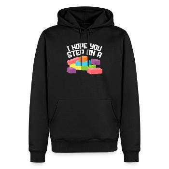 Master Builder Briques Blocs Jouer Jouets - Sweat à capuche Premium bio Homme - noir - Devant - Nico (187cm)