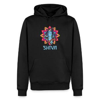 Frohes Diwali Diwali Fest Indischer Hinduismus - Männer Premium Bio Hoodie - Schwarz - Vorne - Nico (187cm)