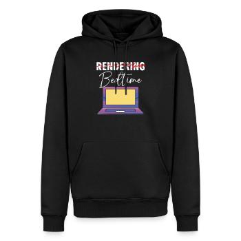 3d Animator Animate Key Frames Rendering Animation - Sweat à capuche Premium bio Homme - noir - Devant - Nico (187cm)