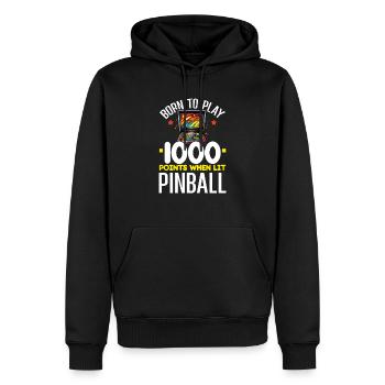 Flipperautomat Arcade-Spiel Klassisches Videospiel - Männer Premium Bio Hoodie - Schwarz - Vorne - Nico (187cm)