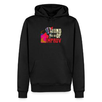 Stand-up-Komiker Comedy-Darsteller Witze Lustig - Männer Premium Bio Hoodie - Schwarz - Vorne - Nico (187cm)
