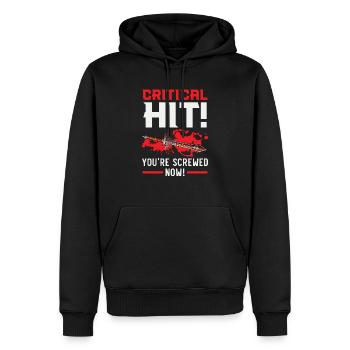 Rollenspiel Videospiel Spieler Gamer Gaming - Männer Premium Bio Hoodie - Schwarz - Vorne - Nico (187cm)