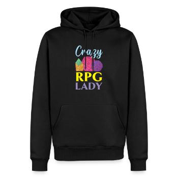 Role Playing Game Video Game Player Gamer Gaming - Men’s Premium Organic Hoodie - black - Front - Nico (187cm)