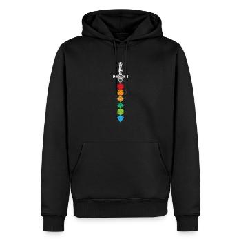 Rollenspiel Videospiel Spieler Gamer Gaming - Männer Premium Bio Hoodie - Schwarz - Vorne - Nico (187cm)
