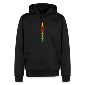 Role Playing Game Video Game Player Gamer Gaming - Men’s Premium Organic Hoodie - black - Front - Nico (187cm)