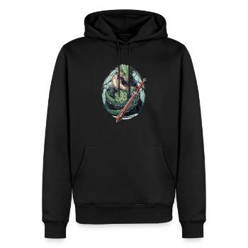 Rollenspiel Videospiel Spieler Gamer Gaming - Männer Premium Bio Hoodie - Schwarz - Vorne - Nico (187cm)