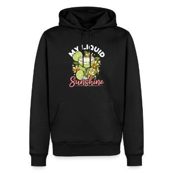 Margarita Lover Alcohol Drinker Mexican Cocktail - Men’s Premium Organic Hoodie - black - Front - Nico (187cm)