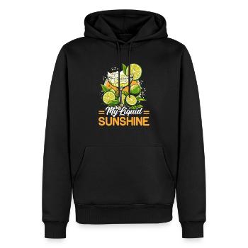 Margarita Lover Alcohol Drinker Mexican Cocktail - Men’s Premium Organic Hoodie - black - Front - Nico (187cm)