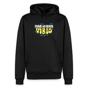 Margarita Lover Alcohol Drinker Mexican Cocktail - Men’s Premium Organic Hoodie - black - Front - Nico (187cm)