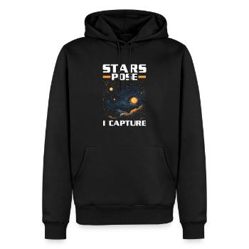 Astrofotografie Kamera Astronomische Astronomie - Männer Premium Bio Hoodie - Schwarz - Vorne - Nico (187cm)